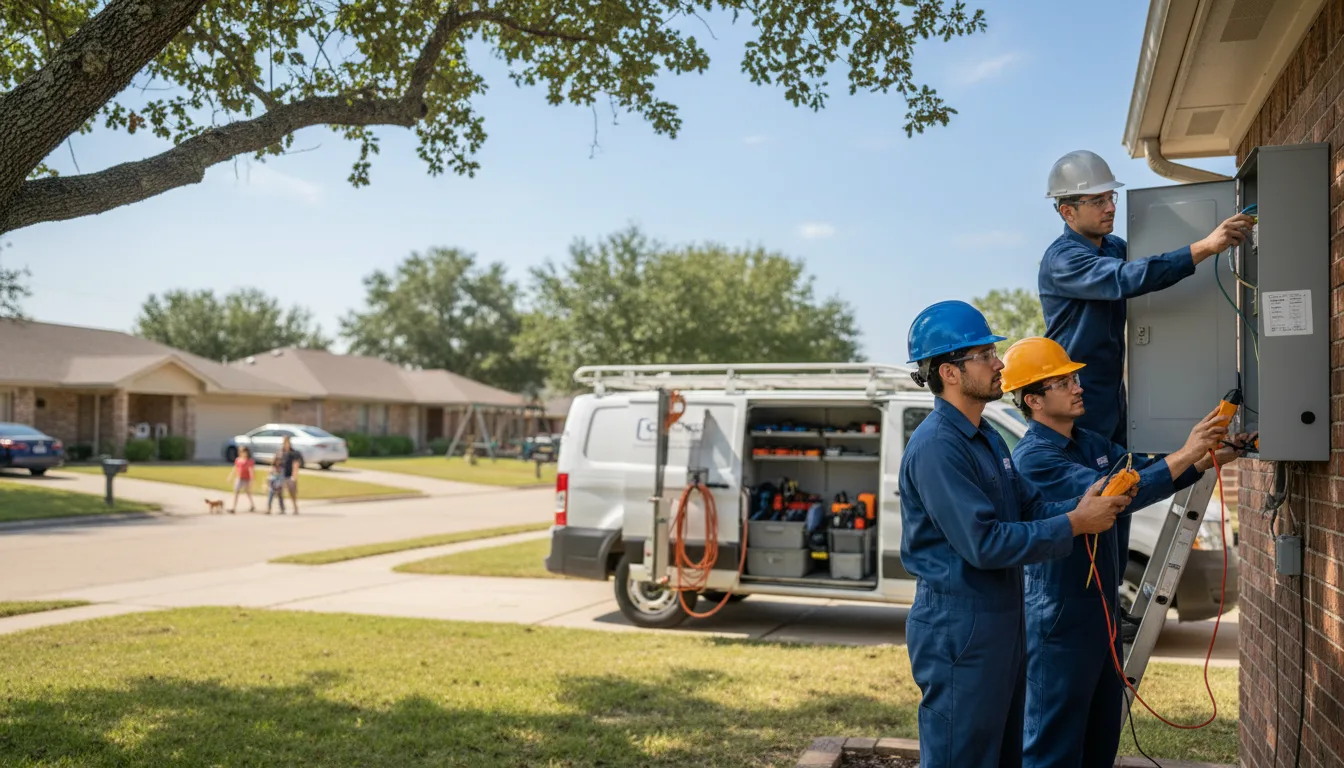 Certified electrician providing emergency electrical services in Deer Park, WI